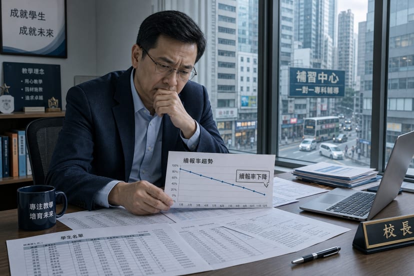 續報率不達標？拆解香港補習社「學生悄悄流失」的數據盲點與挽留策略